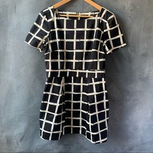 French Connection Windowpane Dress